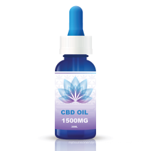 1500mg CBD Oil Tincture Drops CO2 Extraction Pure CBD Oil